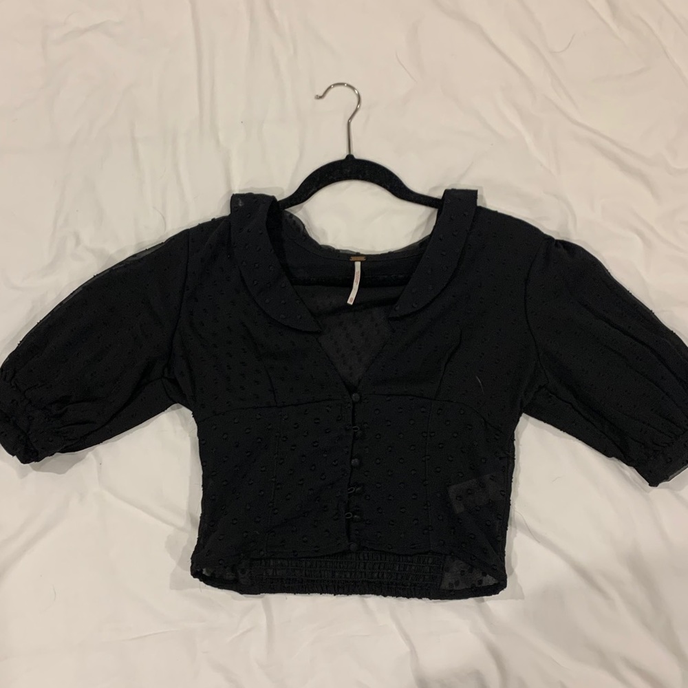 Free People Size Extra Small Crop Top Blouse